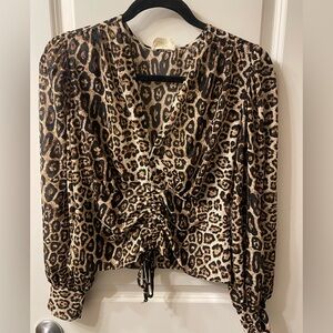 Leopard Print Women's Top